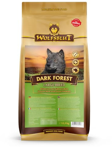 Wolfsblut Dark Forest Large Breed-Futter mit Jagdfleisch und Süßkartoffeln, speziell für Hunde großer Rassen