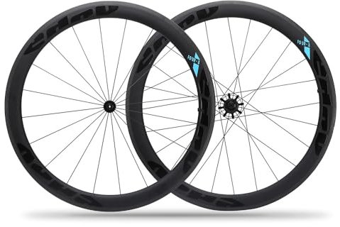 700C Carbon Fiber Fahrrad Laufradsatz Rennrad Vorderrad Hinterradsatz Felgenbremse Schnellspanner 8 9 10 11 Gänge Kassette Abgedichtete Lagernaben
