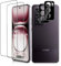 Vanrain Pellicola per OPPO Reno 12 Pro 5G, 2+2 Pezzi Curva 3D Vetro Temperato e Pellicola Fotocamera, Durezza 9H Definizione HD Anti Graffio Niente bolle