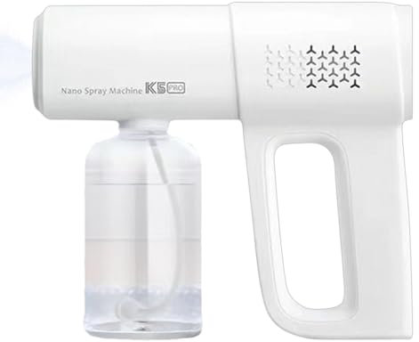 Pulverizador de agua eléctrico, atomizador portátil para plantas, pulverizador de presión de jardín de mano, botella de pulverización eléctrica para plantas con boquilla giratoria, pulverizador de