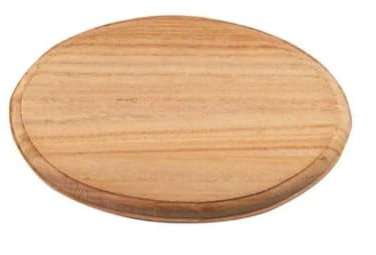 Vision4ever Wooden Door Sign Plaque - Oval Plain for DIY Pyrography and Personalization