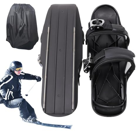 Schneeschuhe für Frauen, Schneeschuhe für Männer – Schlittschuhe, kompaktes Skizubehör, multifunktionale verstellbare Skiwerkzeuge, leichte und rutschfeste Schnee-Füße für Männer
