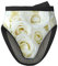 White Rose - Mini guantes de silicona para horno, resistentes al calor, antideslizantes, para cocinar y hornear