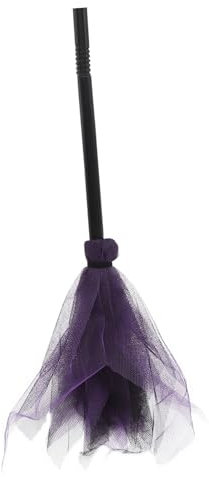 BESTonZON Halloween Zauberer Besen Für Cosplay Und Party Magische Besen Dekoration Für Halloween Feiern Farblich Gemischte Modelle Perfektes Kostümzubehör Für Kostümpartys Und Fasching