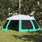 Brokky 4100641 Pool Tent with Removable Fly & Mesh Walls Sea Green 690x690 cm Hot Tub Spa Pop Up Canopy Cover and Camping Shelter