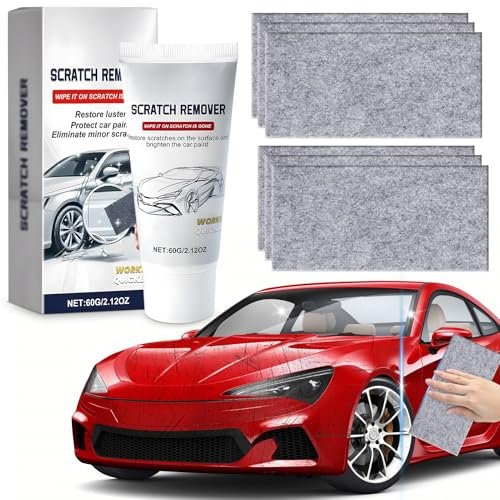 Nano Tuch Auto Kratzer Entferner, Autolack Reparatur Polieren Paste, 2025 Neues Nano Tuch für Kratzer, Autokratzer Reparaturpaste, Entferner für Fahrzeuge Reparatur Kit (B)