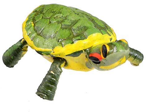 HAKIDZEL Eisen Schildkröte Figur Statue Bonsai Ornament für Garten Miniatur Tierfigur Pflanzenornament für Mikrolandschaften Dekoratives Eisenmaterial Schildkrötenschmuck
