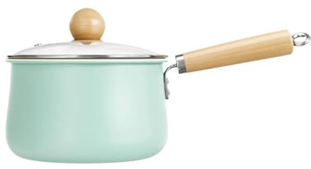 Baoblaze Milk Pan Sauce Pan Nonstick Multipurpose Mini with Wooden Handle Milk Pot Saucepan for Restaurant Kitchen Induction Stovetops, S