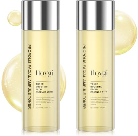 Honey Toner Gesichtswasser mit Propolis Extrakt &Hyaluronsäure, 100ml | Ceramid NP,Koreanisches Glow-Serum,Verfeinerung des Hautbildes,Anti-aging Gesichtsserum für alle Hauttypen (2 PCS)