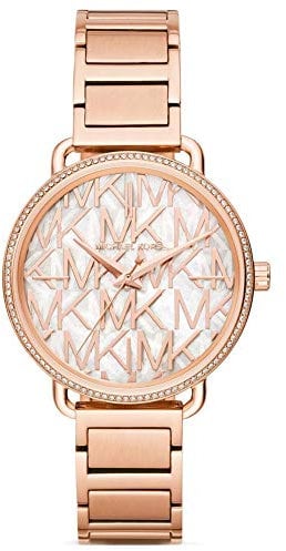 Michael Kors Portia MK3887 Wristwatch for Women Mother-of-Pearl Dial