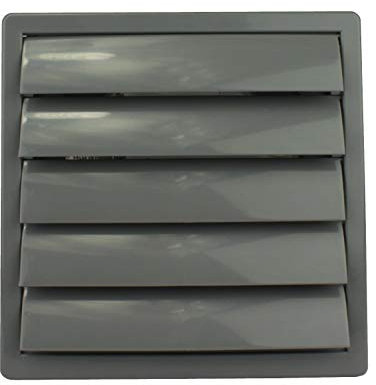 MKK Lamelle griglia di Ventilazione Mobile, Grigio, Ø 120 mm