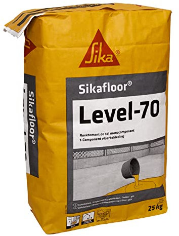 SIKA 149408 Mortero de Suelo autonivelante Especial solado Delgado, Gris, 25kg
