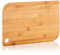 bambuswald© planche à découper écologique en bambou de S à XL avec égouttoir Bambuswald - planche de cuisine professionnelle et 100% écologique pour viande, légumes et fromage | Small