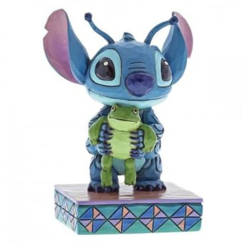 Disney Figurine Stitch avec grenouille Traditions