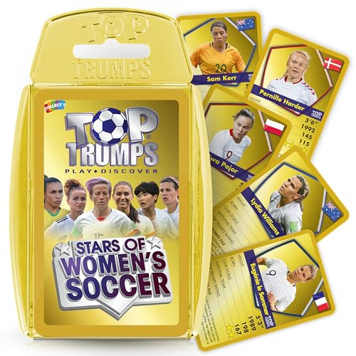 Stars Of Women's Soccer Top Trumps Card Game