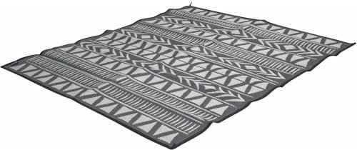 Bo-Camp Outdoor Teppich Oxomo Camping Vorzelt Markisen Teppich Balkon Zelt Boden Hellgrau XL
