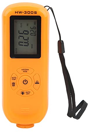 Digital Coating Thickness Gauge Handheld Paint Meter Vertical Screen for Automotive Manufacturing Metal Surface Inspection