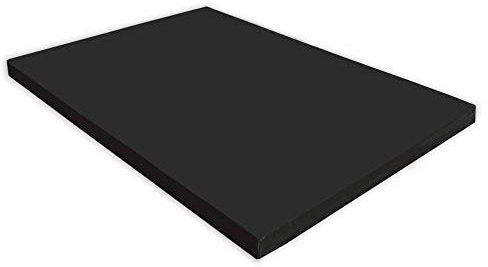 NiroSport Turnmatte Sportmatte Gymnastikmatte 150 x 100 x 8 cm Schwarz Weichbodenmatte