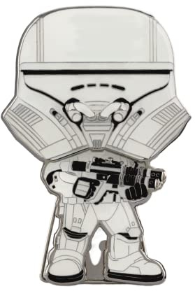 Funko Star Wars Large Enamel Pin - First Order Jet Trooper White | Official Sci-Fi Merch - Collectable Toy - Birthday Gift Idea for Fans and Collectors