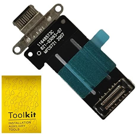 TPhaelay Dock Connector for iPad Pro 11 inch 3rd 4th Gen A2377 A2301 A2759 A2435 | iPad Pro 12.9 5th 6th Generation A2378 A2379 A2436 A2764 2021 2022 Charging Port Replacement Flex Cable(Black)