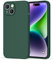 AK Custodia per iPhone 14 Cover, Custodia Protettiva Completa in Silicone Liquido Ultra Sottile con Rivestimento in Morbido Tessuto in Microfibra per iPhone 14