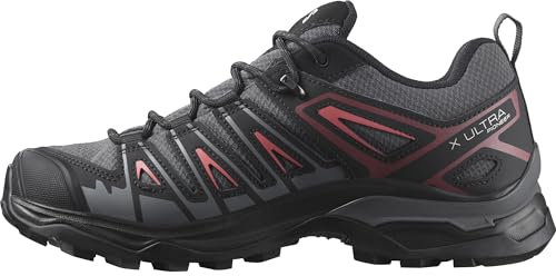 Salomon X Ultra Pioneer Gore-Tex Damen Wasserdichte Wanderschuhe, Alle Wetterbedingungen, Sicherer Fußhalt, Stabil und gedämpft, Magnet, 38