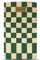 Kuratist Handy-Tasche 'AHOI' - Universell kompatibel z.B. iPhone 15/14/13 or Pro, Galaxy S24/S23, Xiaomi 14/13 - Handgefertigt aus Baumwoll-Canvas - Mit Schutzklappe - Green Checkers
