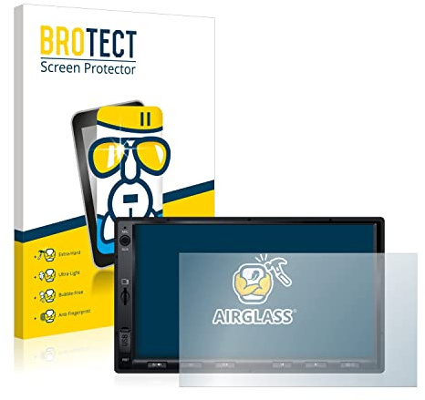 BROTECT Schutzglas für Atoto S8 Standard 7 zoll Schutzfolie Panzer Folie Glas Displayschutz Made in Germany [Kratzfest 9H, Anti-Fingerprint]