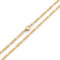 Skcess Kette Edelstahl Gold, Herrenkette Figaro Lobster-Claw Necklace Teenager Lange 45.5CM Accessoires Schmuck Geschenke für Freund
