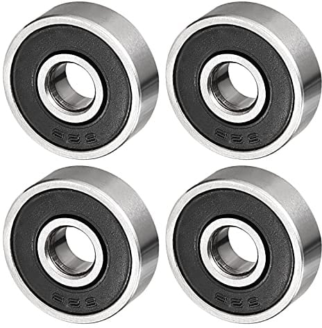 QUARKZMAN 626-2RS 6x19x6mm Kugellager x 4Stk. Kohlenstoffstahl für Maschinen und Werkzeuge Doppelt versiegelt