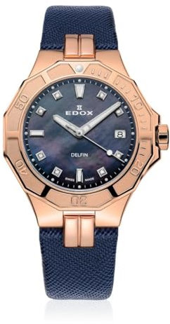 EDOX Analog mid-37097, blau