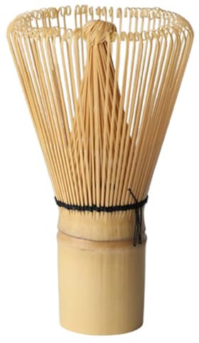 ulafbwur Bambus Schneebesen Teepulver-Schneebesen, Japanisch, leicht zu reinigen, schnell mischend, für Matcha, Grüntee, 12 x 5 cm