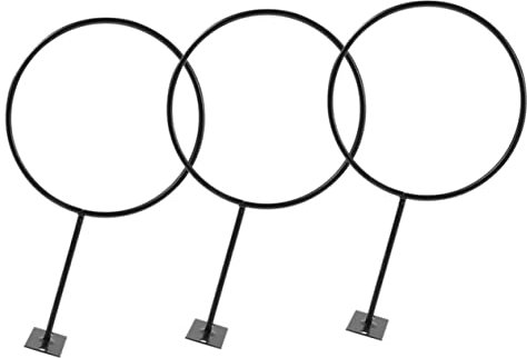 Milisten 3pcs Football Display Stand Soccer Display Rack Ball Storage Display Rack Yoga Ball Holder Metal Ball Holder Shelf Soccer Ball Holder Soccer Storage Holder Iron Basketball Sports