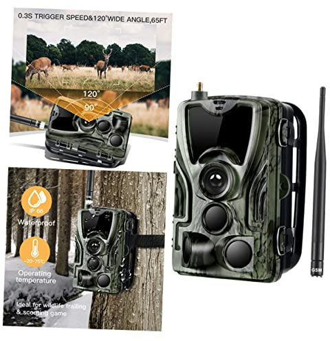 Gadpiparty 801m Photo Trap Wifi Scouting Camera Rechargeable Video Wildlife Monitoring