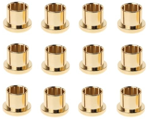 Kliplinc 12 St¨¹ck Vergoldete Schutzkappe, Kurzschlussbuchse, Phono-Stecker, Abschirmung, Buchsenschutzabdeckung, Gold, Einfache Installation, Einfach zu Bedienen