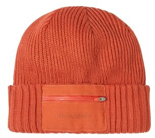 SEALSKINZ Colby wasserdichte Strickmütze für Kaltes Wetter mit Reißverschluss, Orange, L/XL