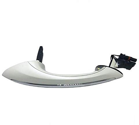 AußEntüRgriff Türgriff schlüssellloser Passform for die Verwendung For BMW F07 F10 F06 F11 F01 F03 F04 F12 F13 64 0d 640i 650i M6 730d 730i 740d 740i AußEntüRgriffe(Color:White,Größe:Rear left)