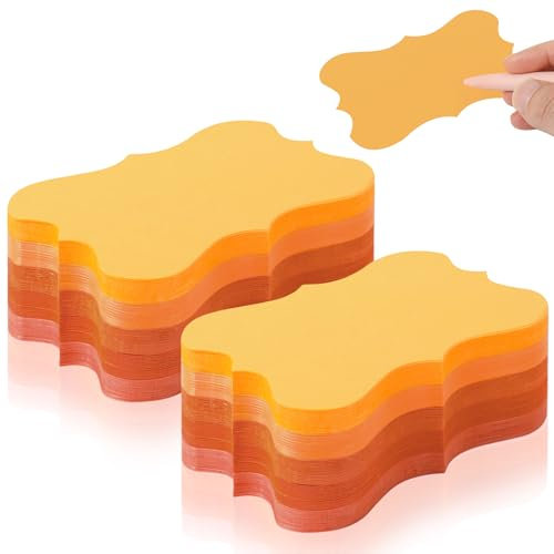 Blanko-Karteikarten, Lernkarten, farbiger Karton, 7,6 x 12,7 cm, schwere Notizkarten, Mini-Grußkarten, Geschäftsnachrichten, Karten für Lernen, Schule, Kunst, Handwerk, Bürobedarf, Orange, 150 Stück