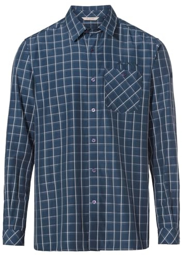 VAUDE Men's Albsteig LS Shirt III, Langarm-Hemd, Dark sea/Dark sea, XXL