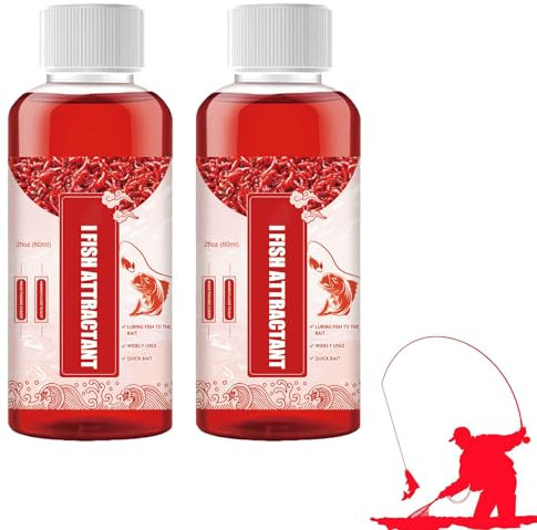 Attractif Liquide pour Attirer Les Poissons, Scent Fish Attractant, Attractant pour Appâts de Poisson, Accessoires d'équipement de Pêche pour la Carpe, l'achigan et la Truite