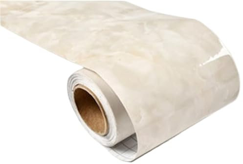 XRYUXECJ DIY Sockelbordüre Tapete, Wandaufkleber, dekorative Folie, selbstklebend, Taillenlinie, Wohnzimmer, Marmor, Tapetenränder, Abziehbilder for Wände(Marble Atg,10mx10cm)