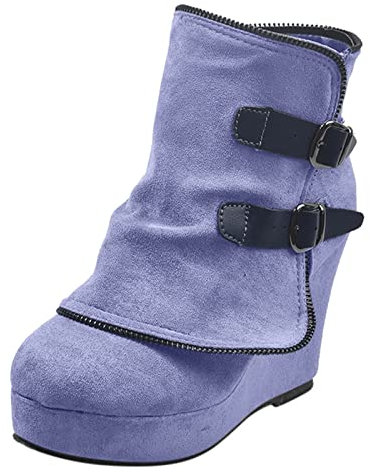 ofertas del Giorno Stivali Pelosi Donna Stivali Donna Alti Senza Tacco Stivali Texani Donna Estivi Stivaletti da Donna con Tacco Anfibi Estivi Stivaletto Nero Donna con Tacco