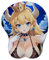 Anime Waifu Kawaii Fille Tapis de Souris 3D Repose-Poignet Tapis de Souris en Gel de Silicone Souple antidérapant avec Support de Poignet