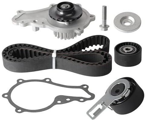 Pompe à eau et courroie de commande - Convient pour Citroën Berlingo Kasten 2008-2024, C3 II C5 III DS3, pour Peugeot 207 301 4008, pour Mazda, pour Ford Focus 2008-2024#161356198