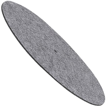 SAFIGLE Filzmatte für Plattenspieler Rutschfeste Vinyl Slipmatte in Grau Langlebige Schallplatten Schutzmatte für Verbesserten Klang und Stabile Wiedergabe