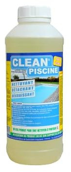 Clean Piscine Nettoyant Dégraissant Multi-Usage 1L | Qualité supérieure, Nettoie, détache, dégraisse, dégrise et protège, Intérieur et extérieur, Biodégradable à 98%
