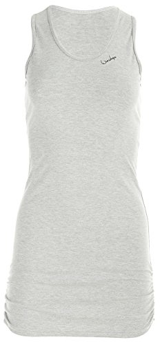 Winshape Damen Fitness Freizeit Longtop WTR15 mit seitlicher Raffung, Winshape Slim Style