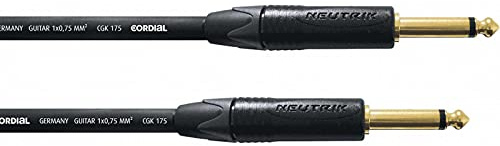 Cordial CSI6PP-175 Klinke-Kabel (Klinke/Klinke gerade, Neutrik, Länge 6m)