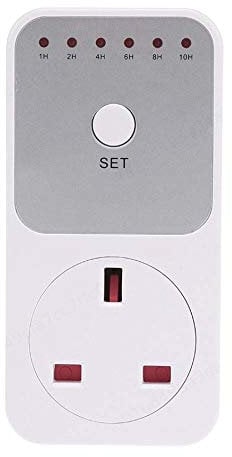 Fiween Home Plug-in Socket Auto Shut Off Outlet UK Plug Smart Control Countdown Timer Switch
