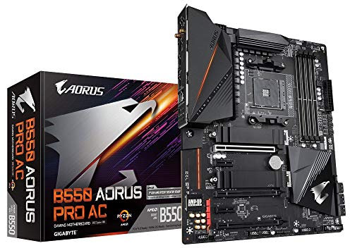 Gigabyte B550 AORUS PRO AC ATX Motherboard for AMD AM4 CPUs
